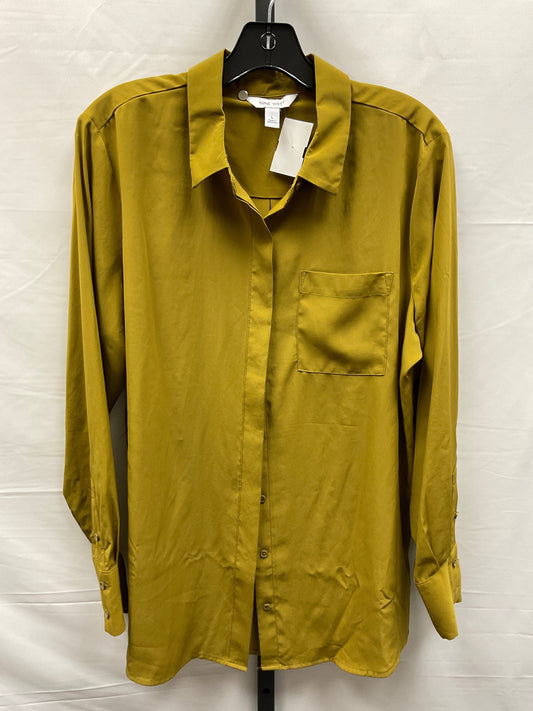 Green Top Long Sleeve Nine West, Size L