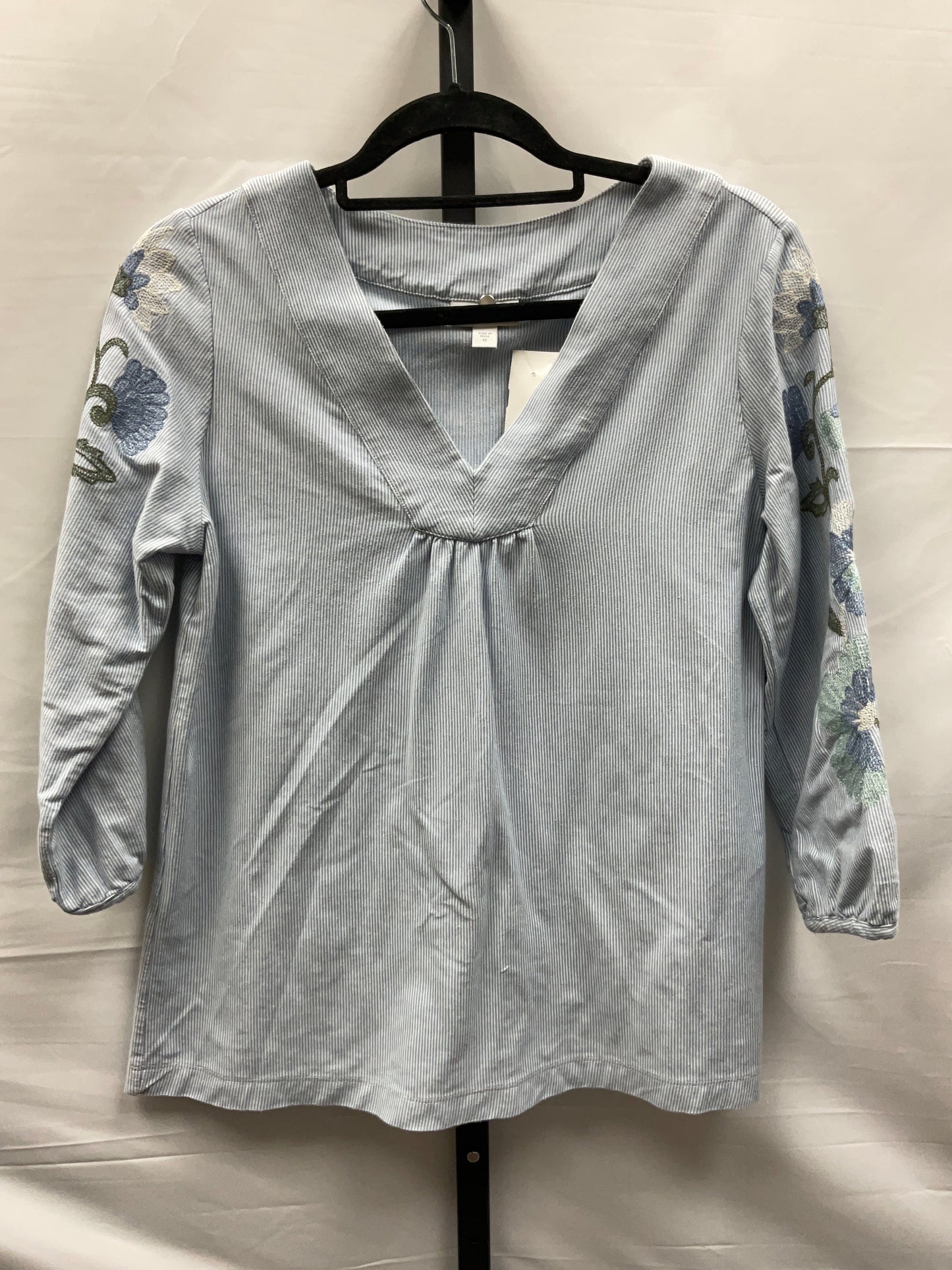 Blue Top Long Sleeve J. Jill, Size Xs