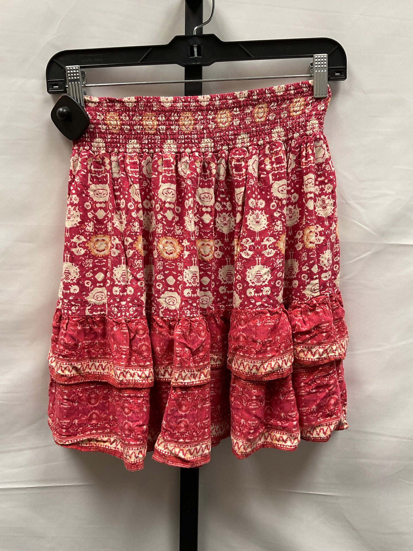 Red & Tan Skirt Mini & Short Cynthia Rowley, Size S