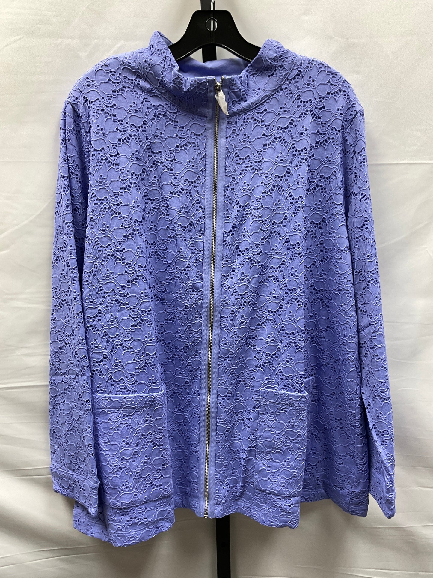 Purple Jacket Other Denim And Co Qvc, Size 2x