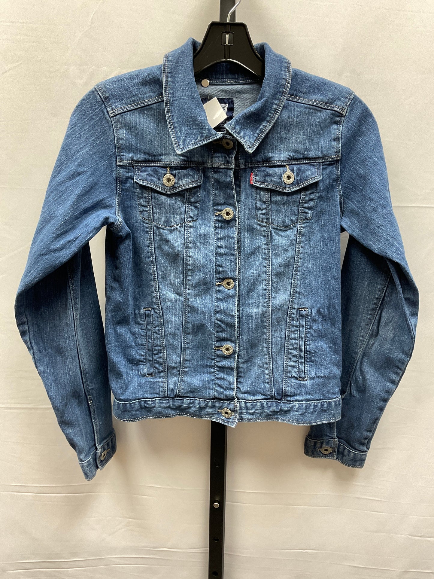 Jacket Denim By Levis In Blue Denim, Size: Xl