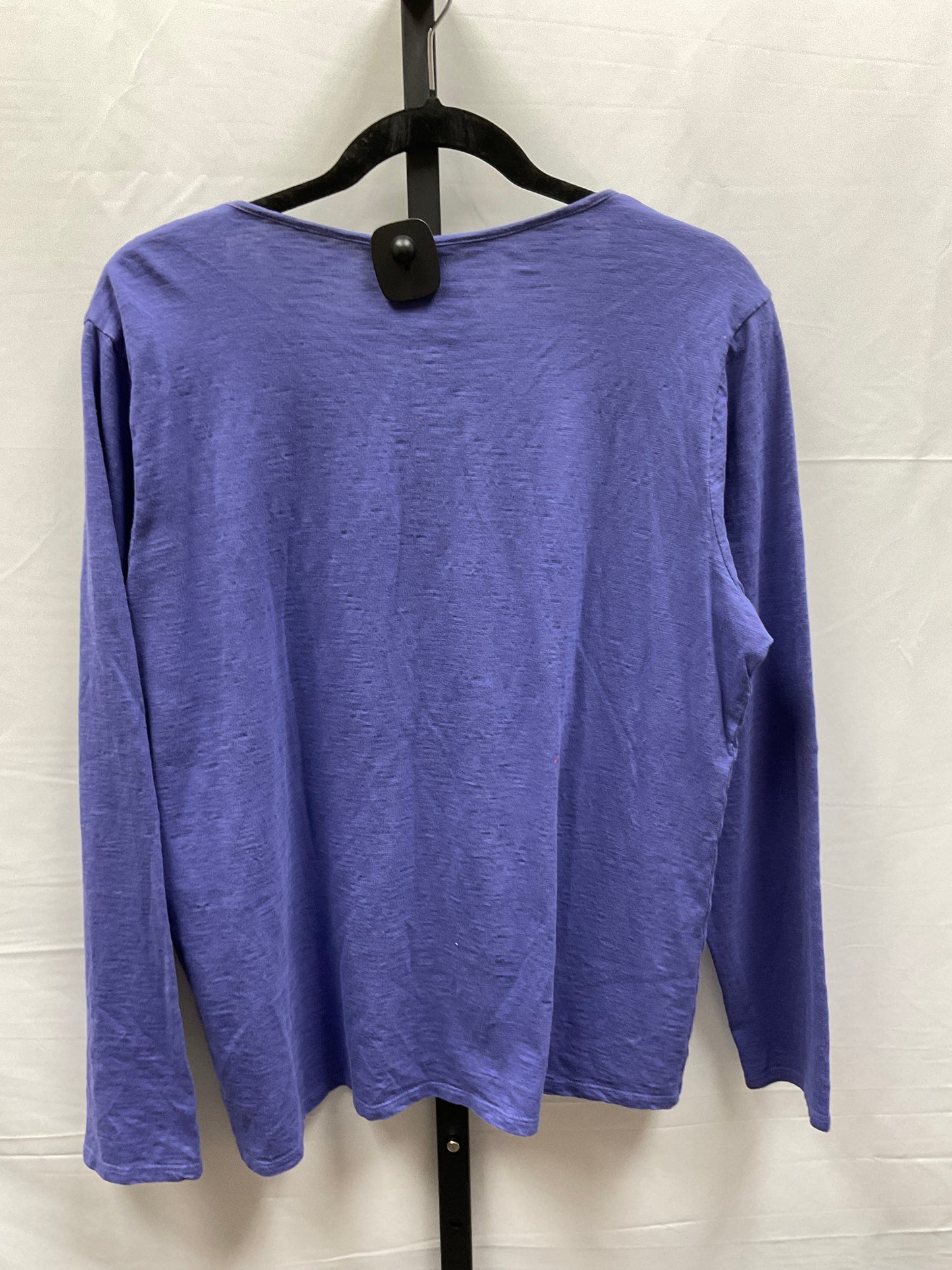 Blue Top Long Sleeve Coldwater Creek, Size Xl