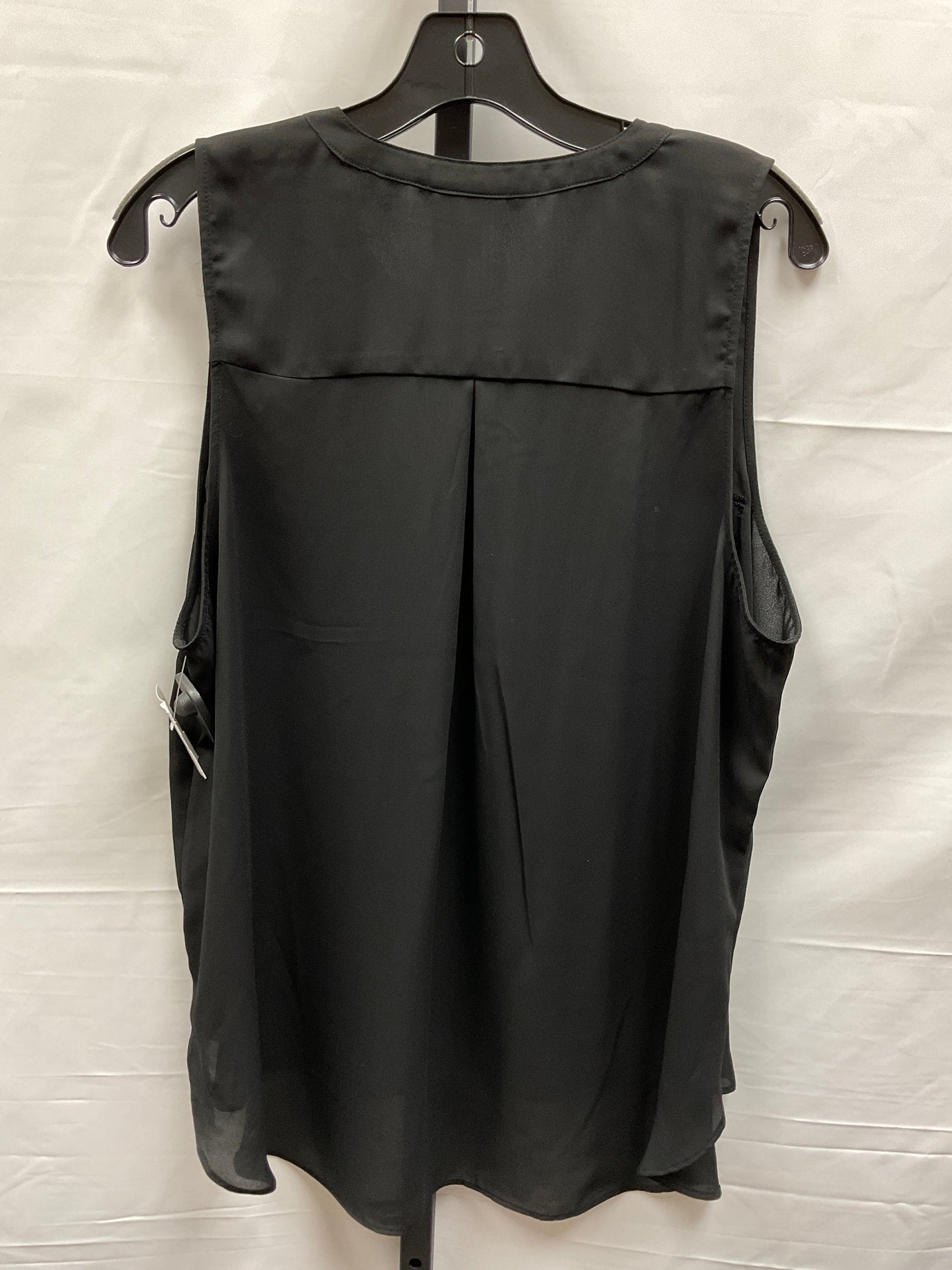 Black Top Sleeveless Ana, Size Xl