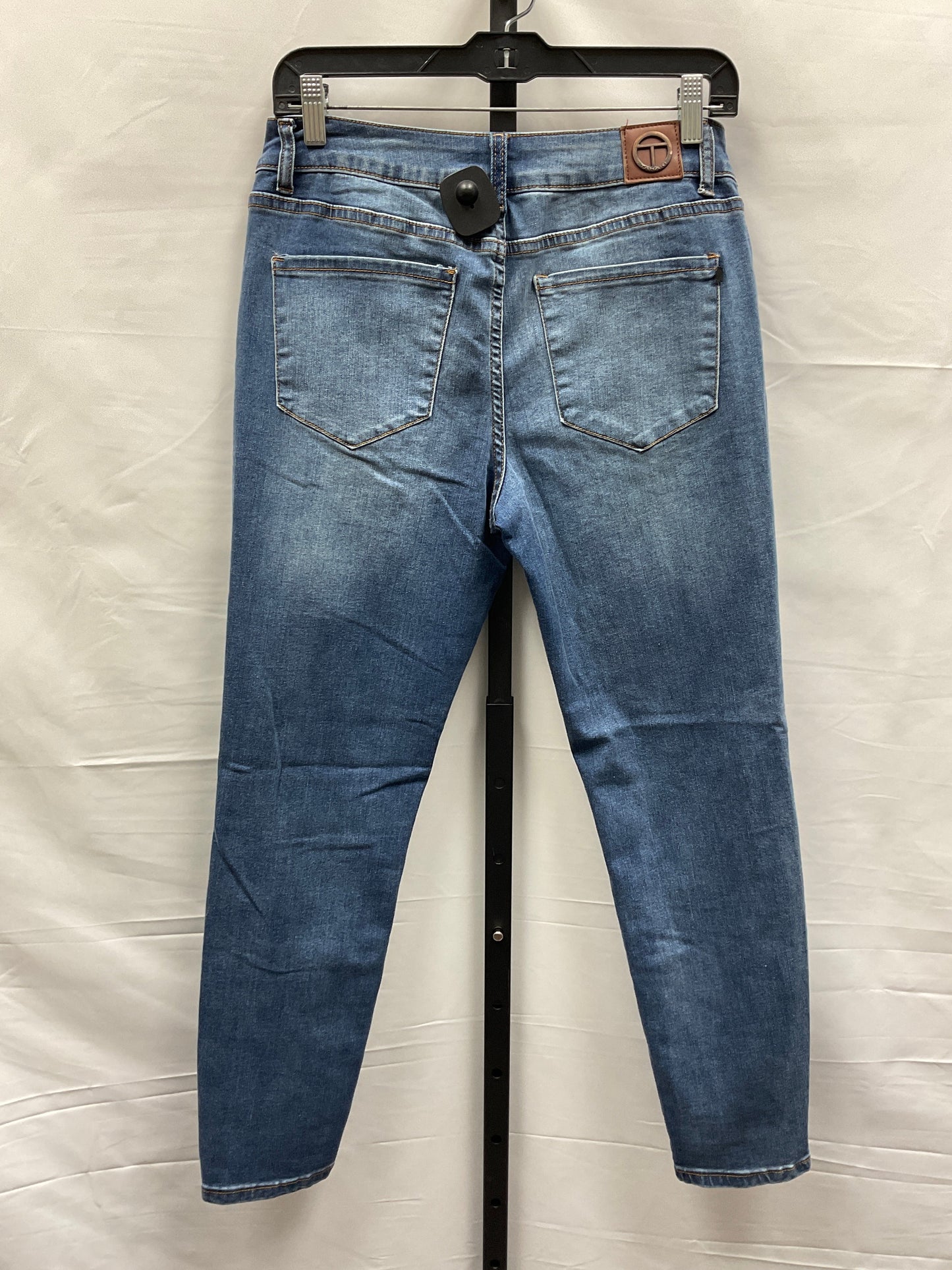 Blue Denim Jeans Designer Tahari By Arthur Levine, Size 10