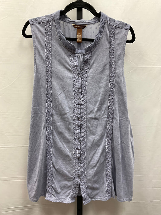 Purple Top Sleeveless Clothes Mentor, Size 2x