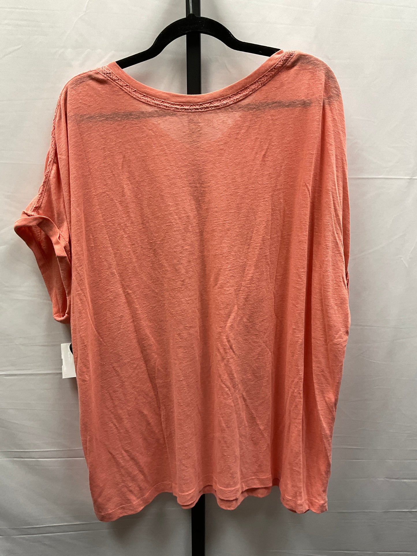 Orange Top Short Sleeve Croft And Barrow, Size 2x