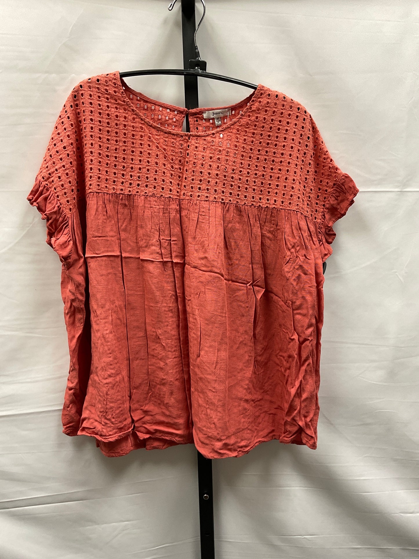 Red Top Short Sleeve Jodifl, Size M