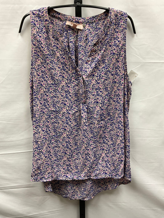 Floral Print Top Sleeveless Philosophy, Size M