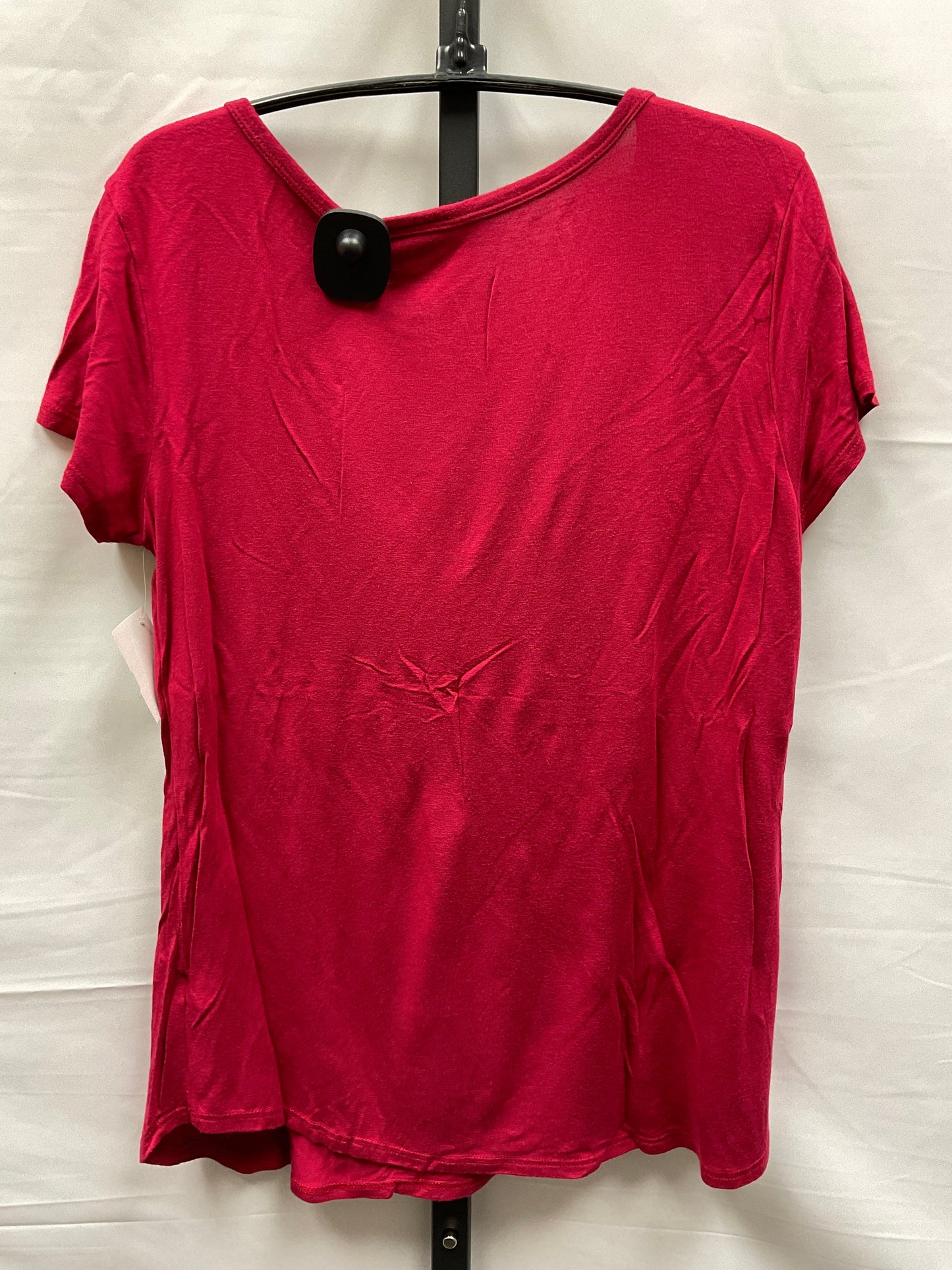 Red Top Short Sleeve Basic Mm Couture, Size M