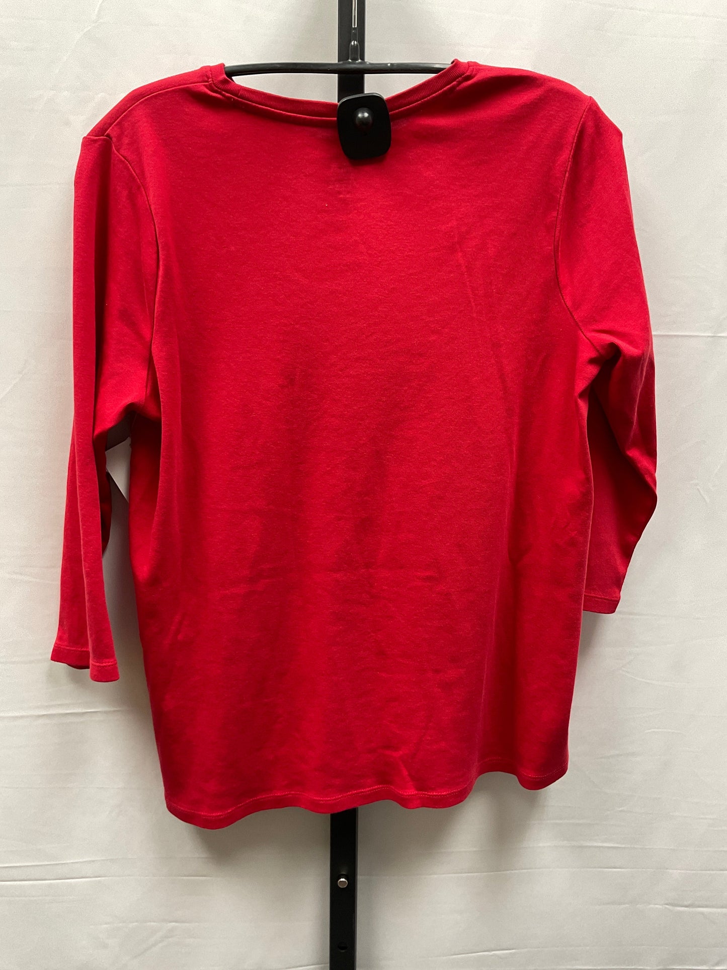 Top Long Sleeve By J. Jill In Red, Size: Petite  M