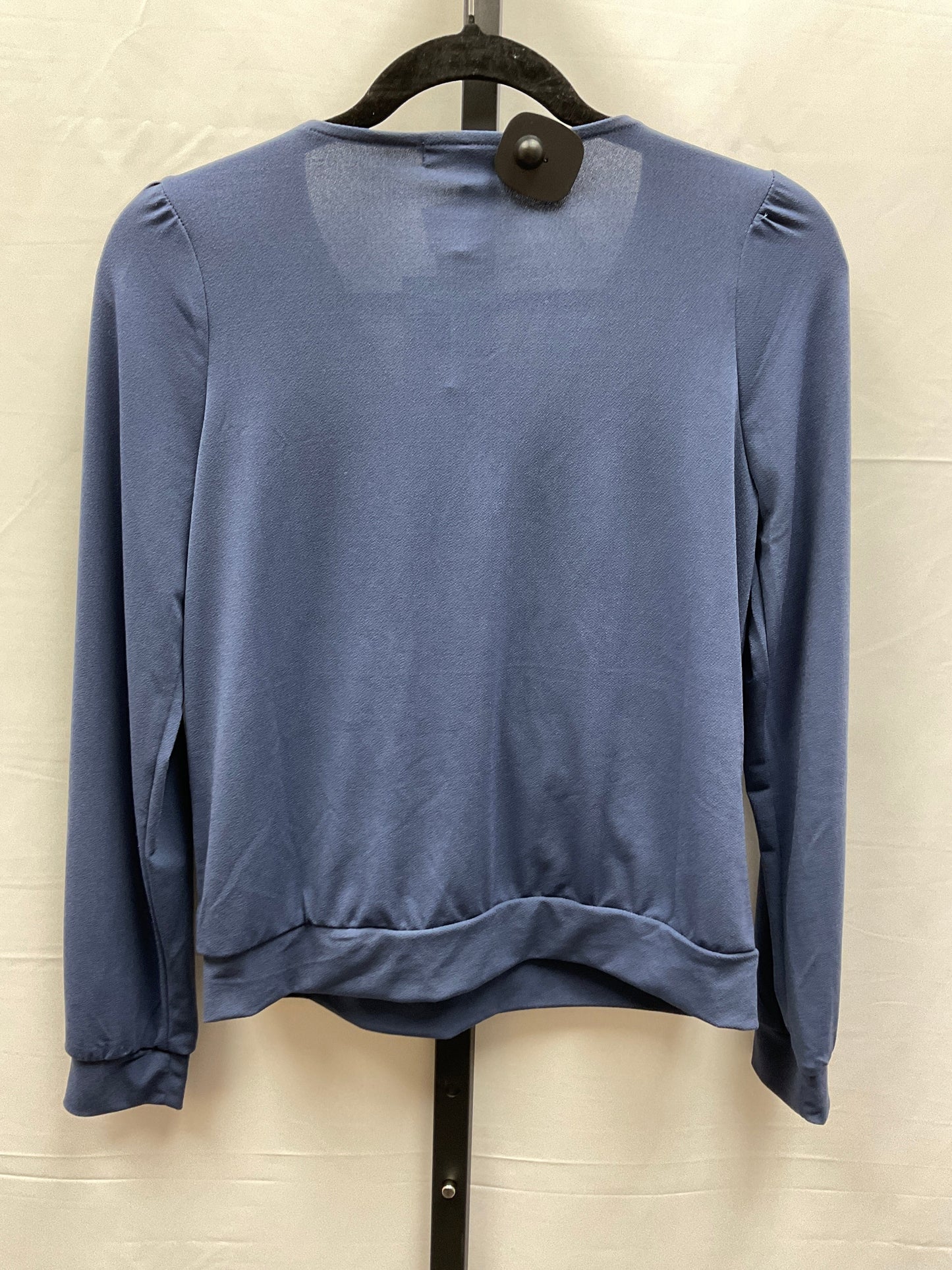 Top Long Sleeve By Banana Republic In Blue, Size: Xs