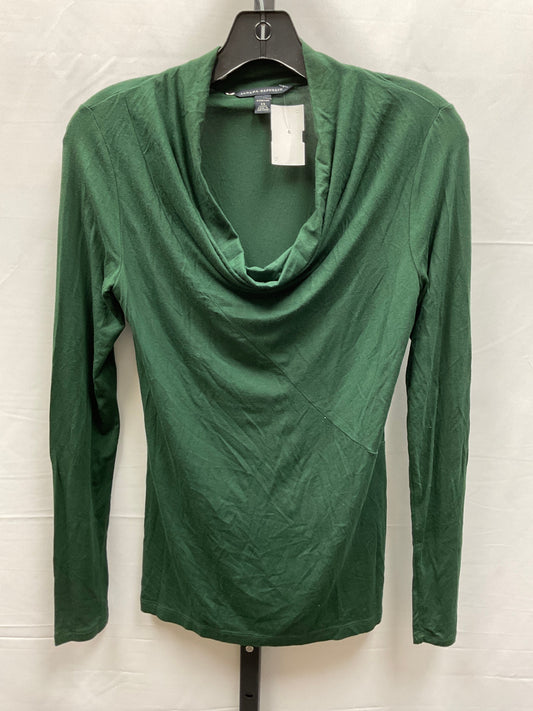 Top Long Sleeve By Banana Republic In Green, Size: Xs