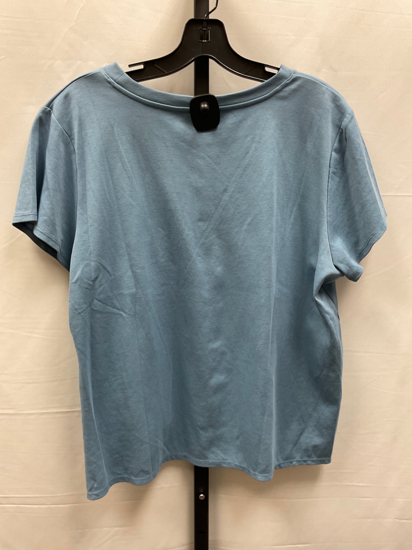 Top Short Sleeve Basic By Vince Camuto In Blue, Size: Xl