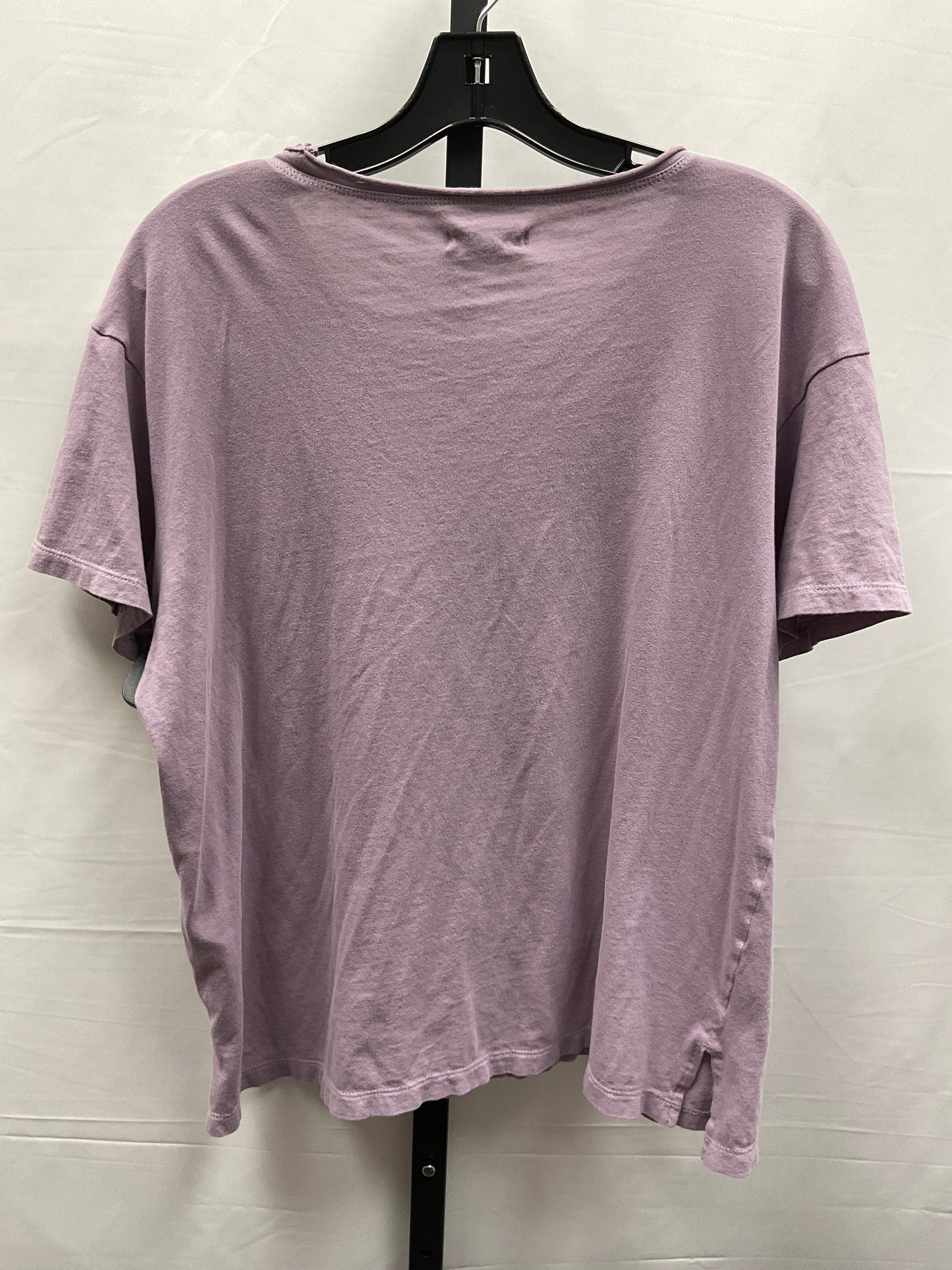 Top Short Sleeve By Madewell In Purple, Size: S