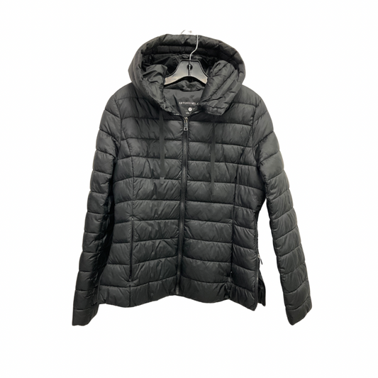 Coat Puffer & Quilted By Antonio Melani In Black, Size: M