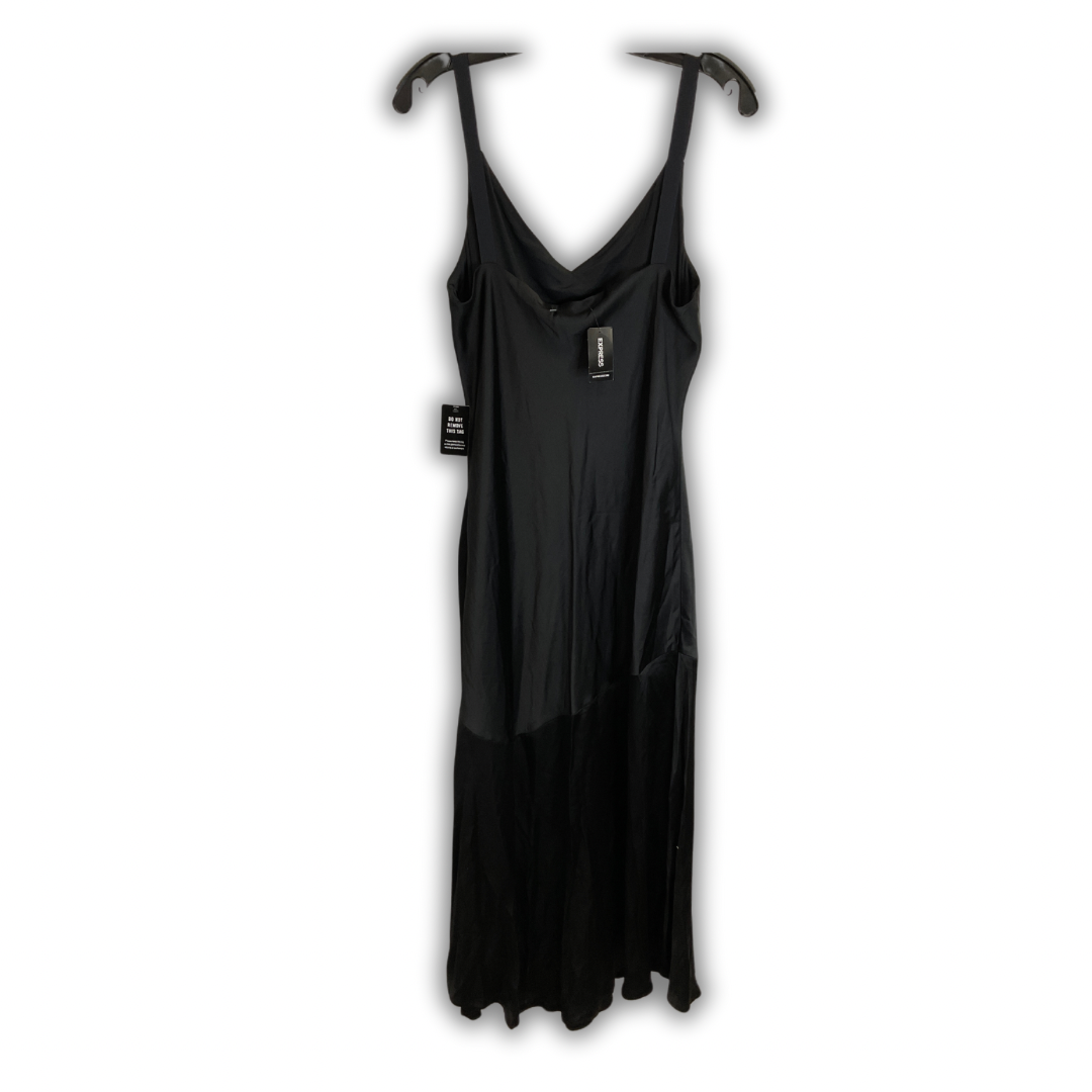 Dress Casual Maxi By Express In Black, Size: L