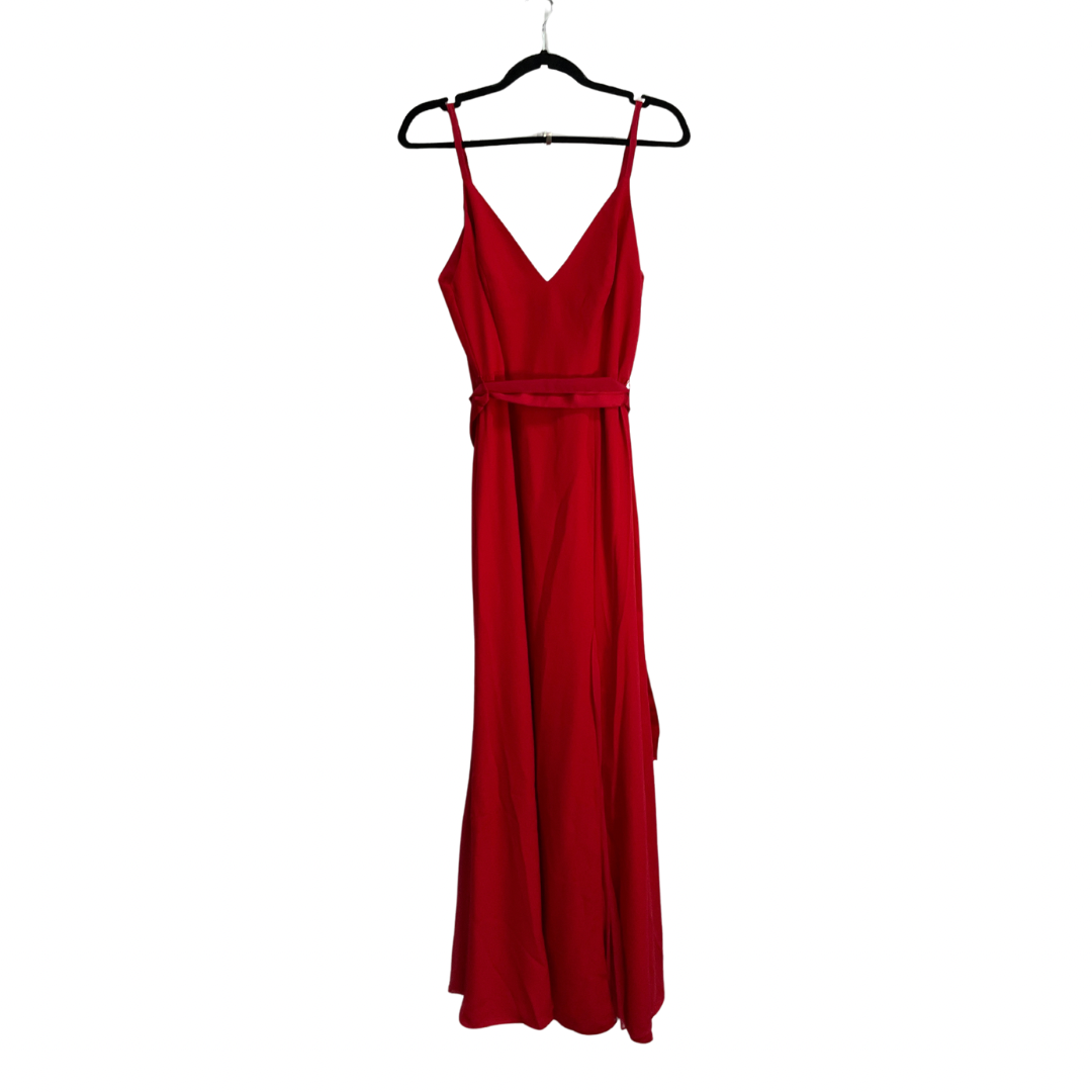 Dress Designer By Vera Wang In Red, Size: 8