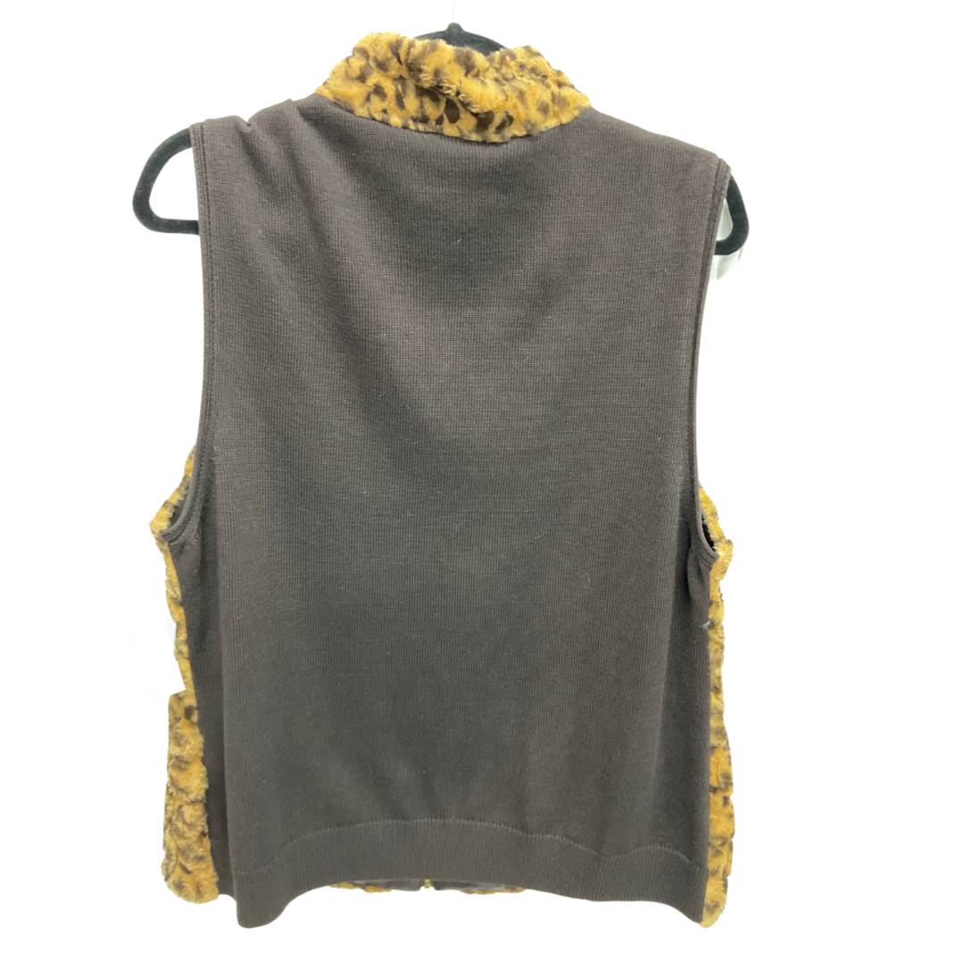 Vest Other By Chicos In Animal Print, Size: L