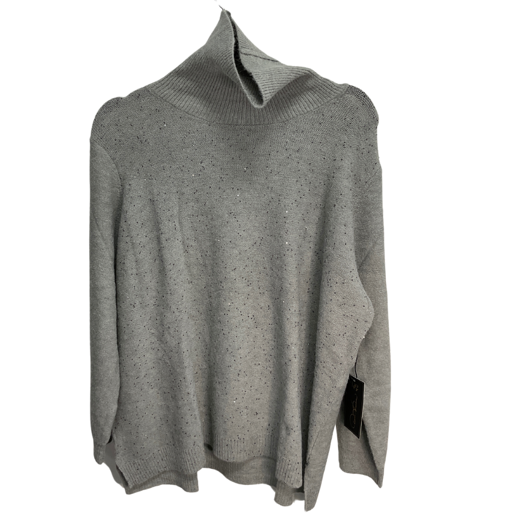 Sweater By Diane Gilman In Grey, Size: 1x