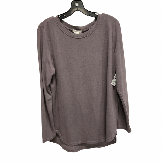 Top Long Sleeve By Matty M In Purple, Size: L