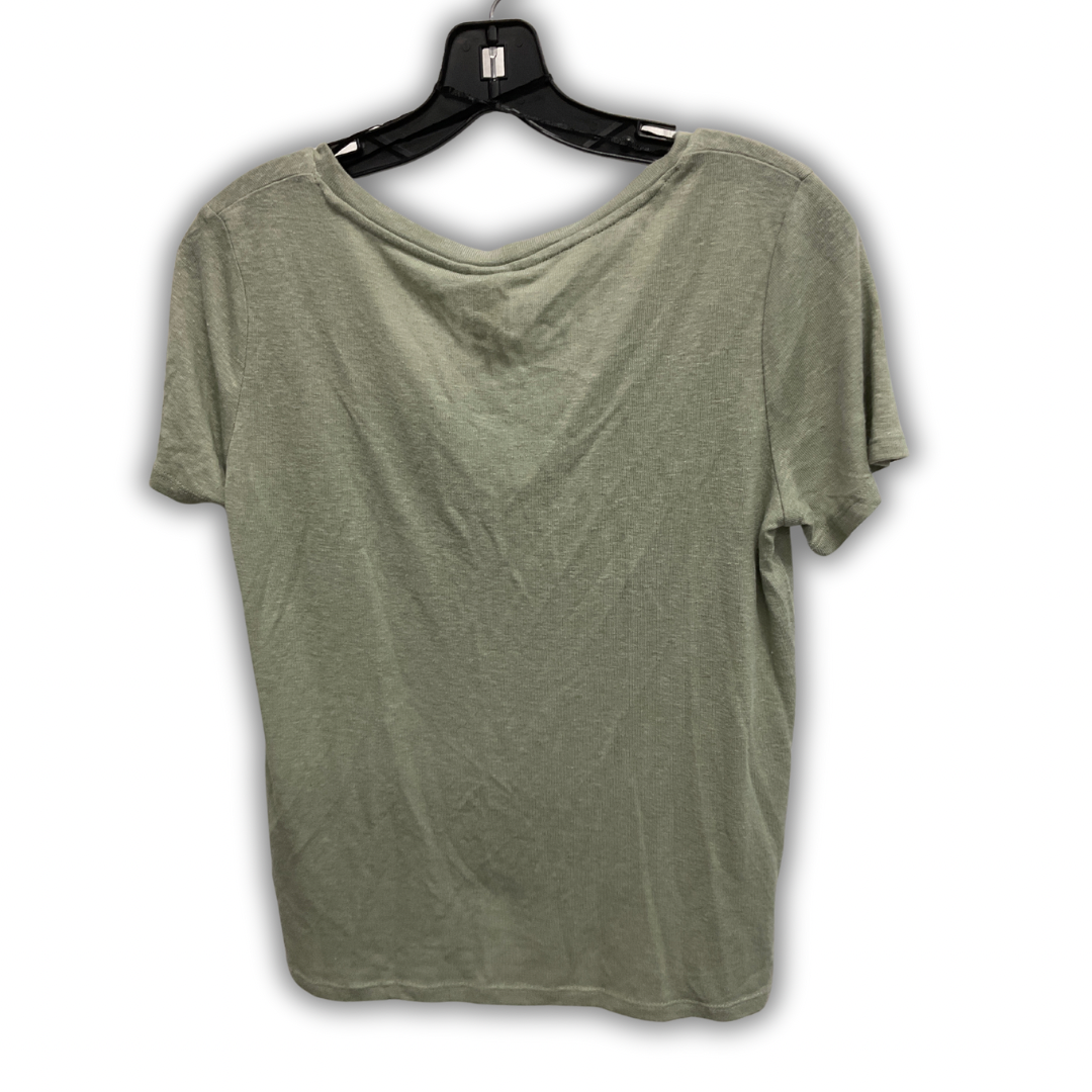 Top Short Sleeve Basic By H&m In Green, Size: S