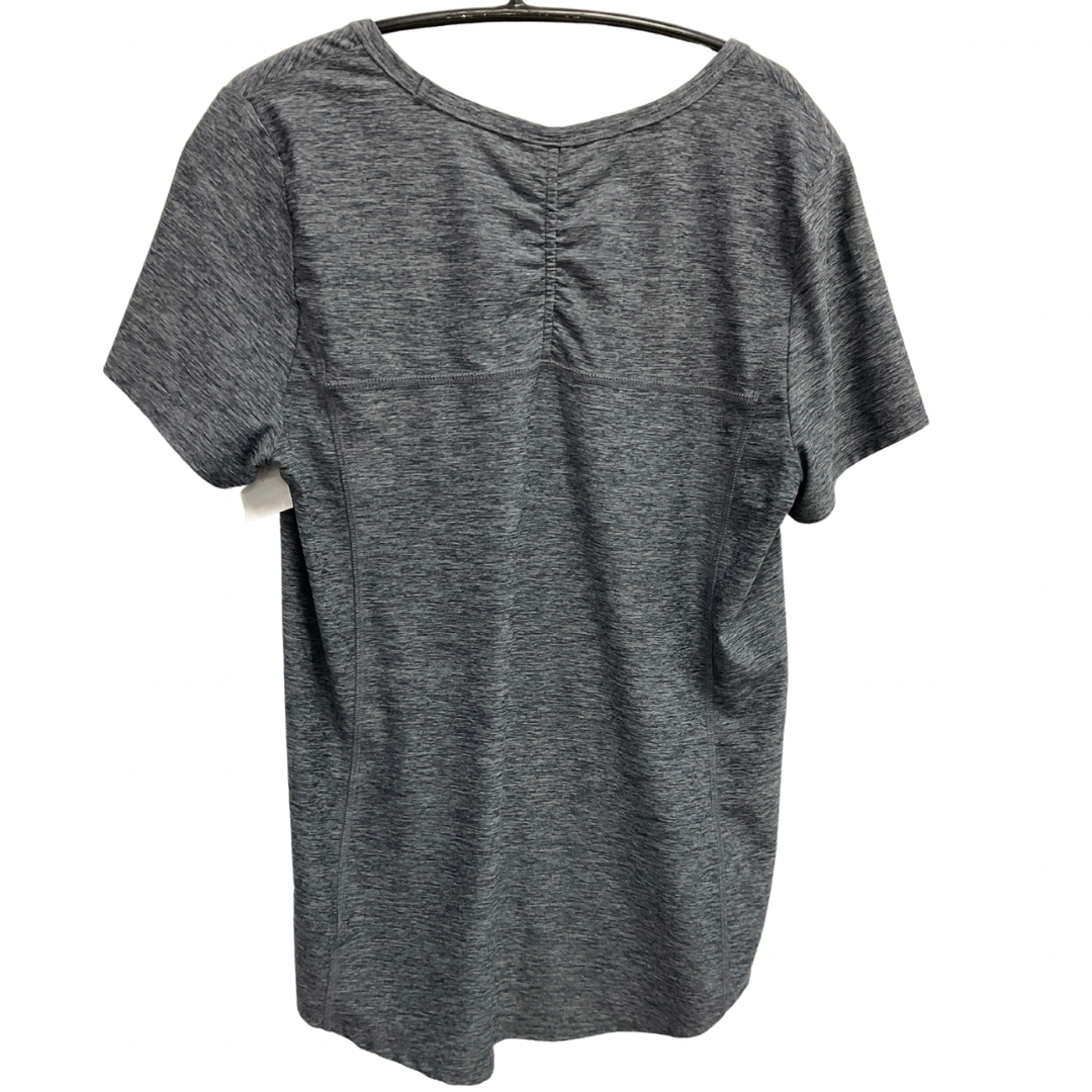 Athletic Top Short Sleeve By Duluth Trading In Grey, Size: S