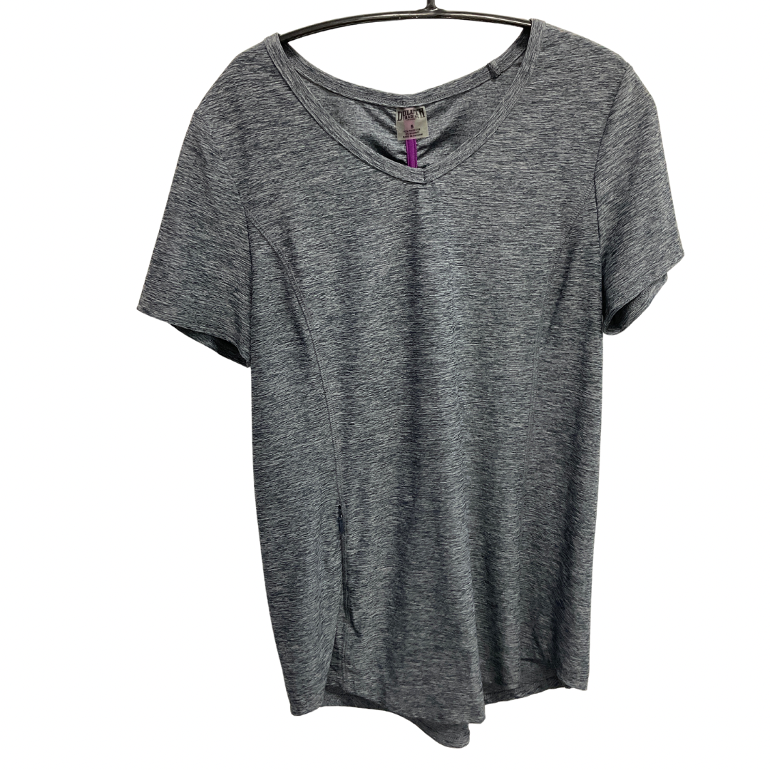 Athletic Top Short Sleeve By Duluth Trading In Grey, Size: S