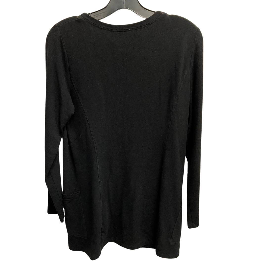 Top Long Sleeve By Susan Graver In Black, Size: S