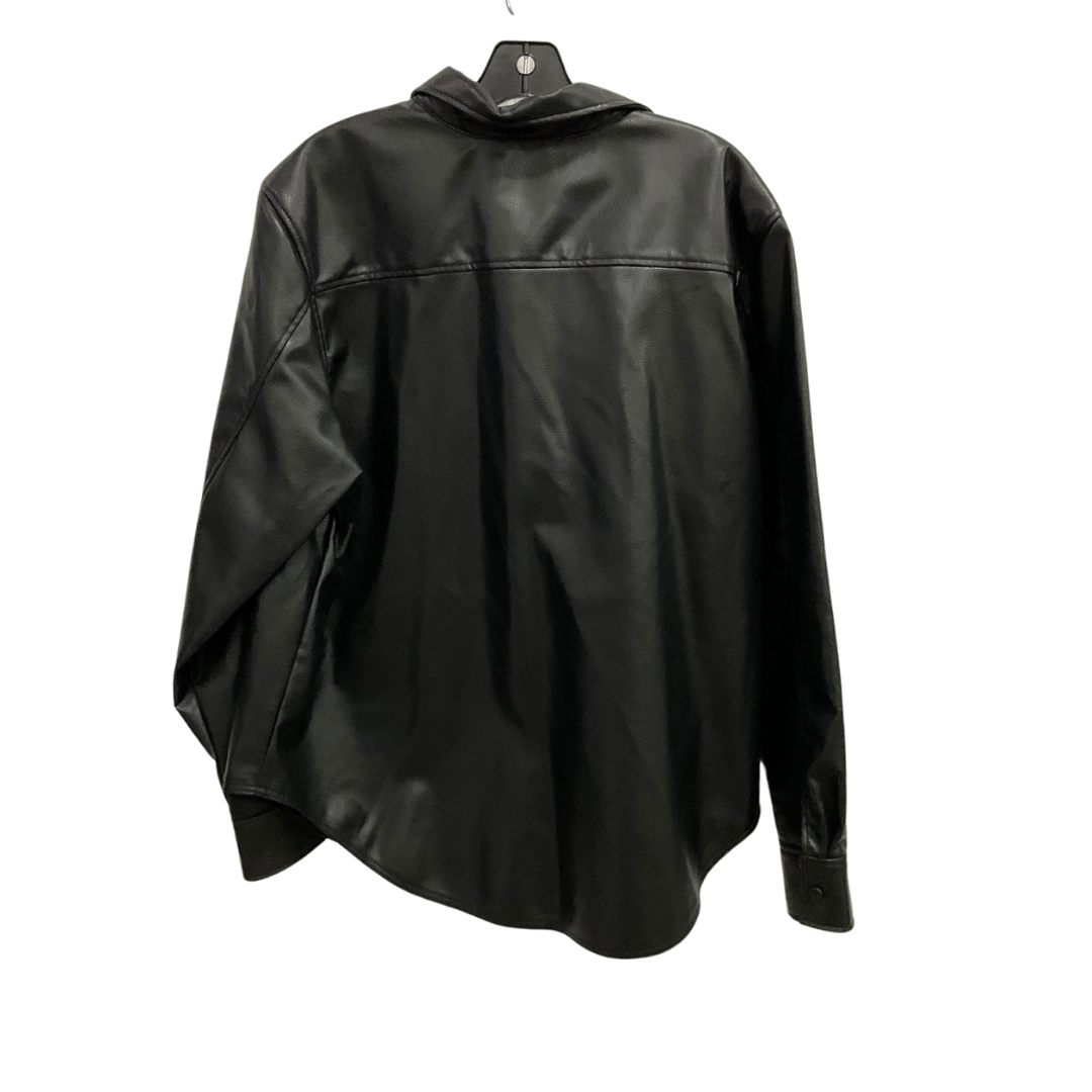 Jacket Moto By H&m In Black, Size: Xl