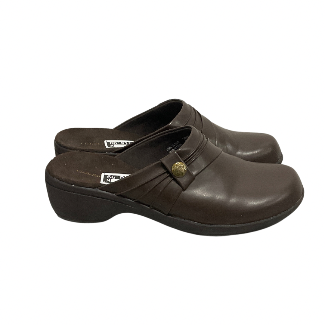 Shoes Heels Block By Croft And Barrow In Brown, Size: 10