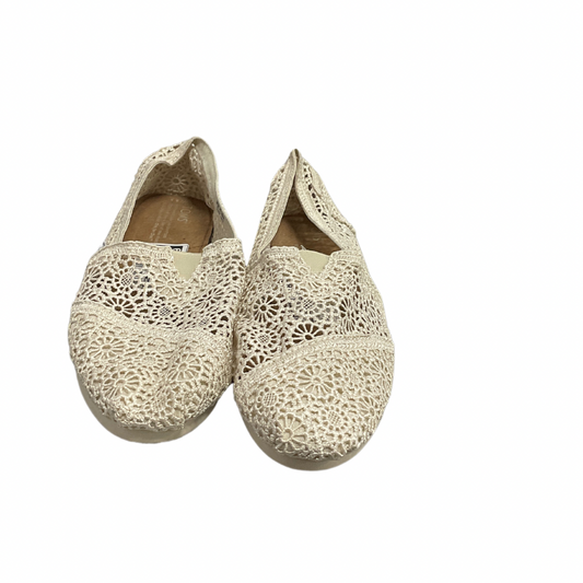 Shoes Flats By Toms In Beige, Size: 8.5