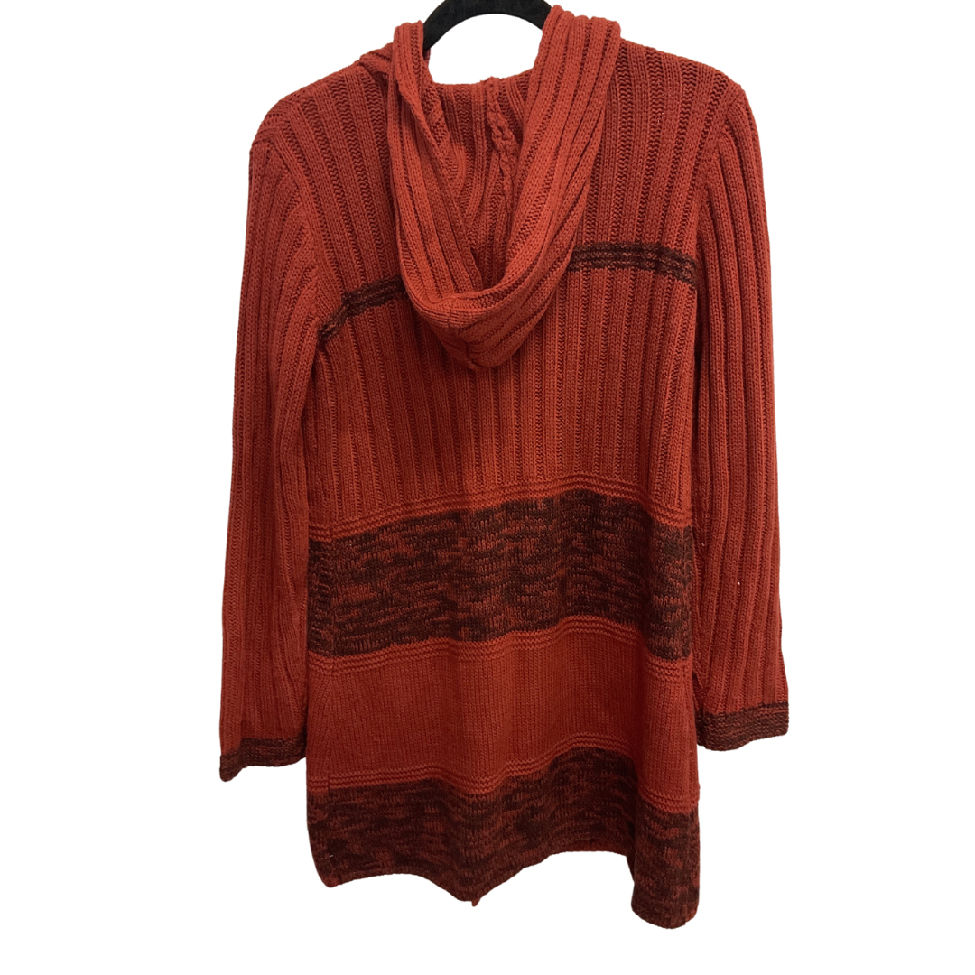 Cardigan By Roz And Ali In Orange, Size: M