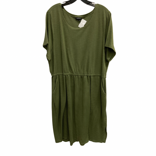 Dress Casual Midi By Torrid In Green, Size: 3x