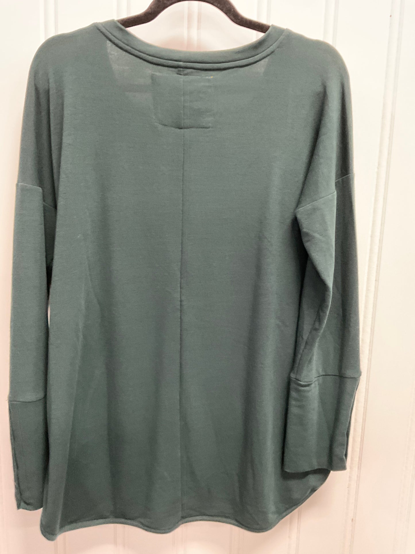 Top Long Sleeve Basic By Cupio In Green, Size: L