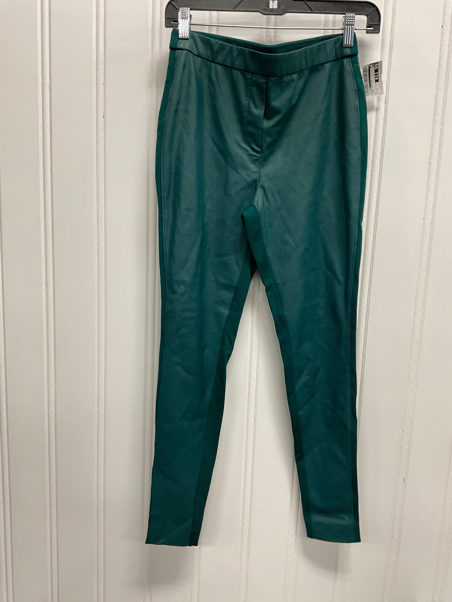 Pants Leggings By Chicos In Green, Size: S