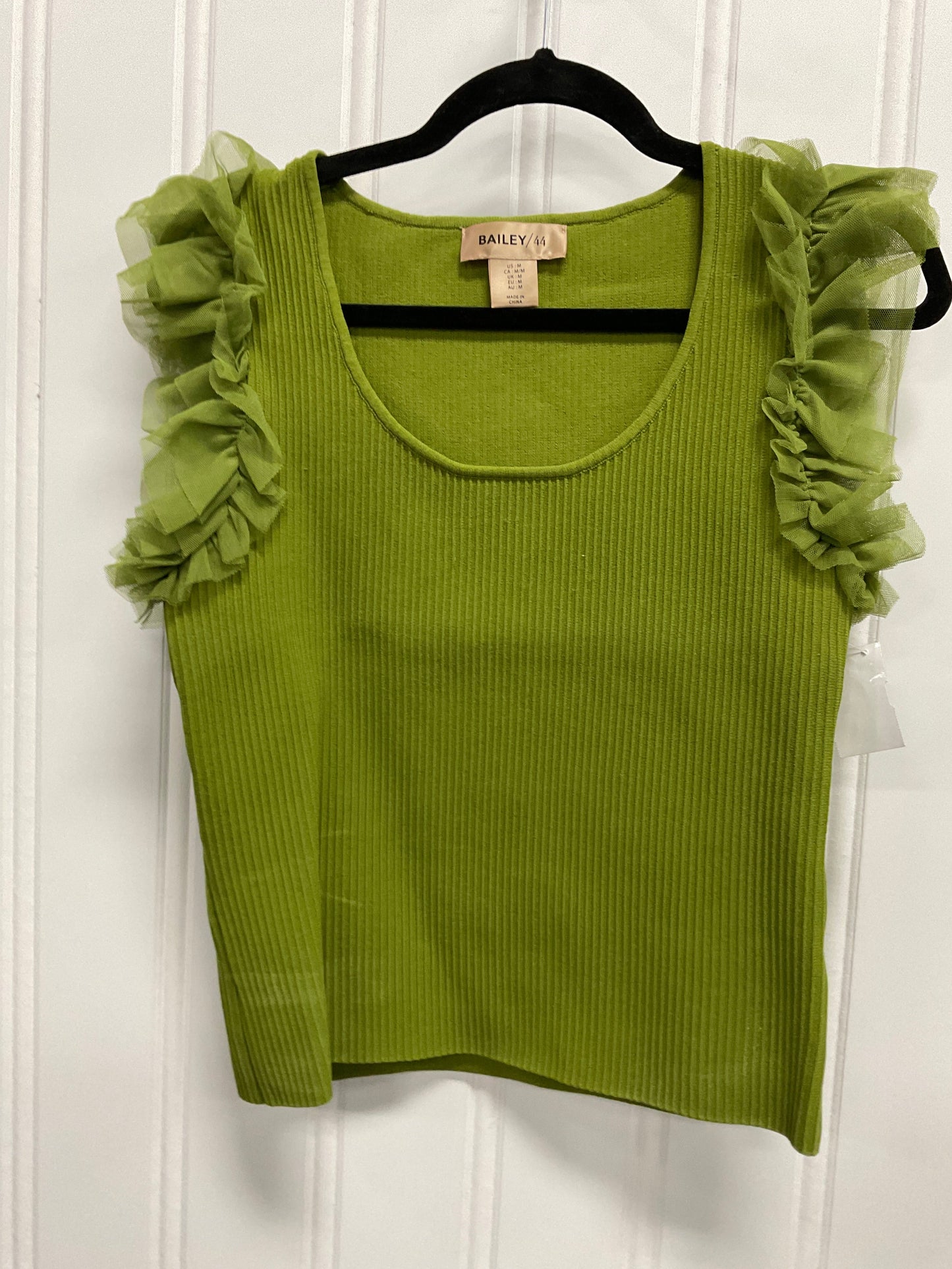 Top Sleeveless By Bailey 44 In Green, Size: M