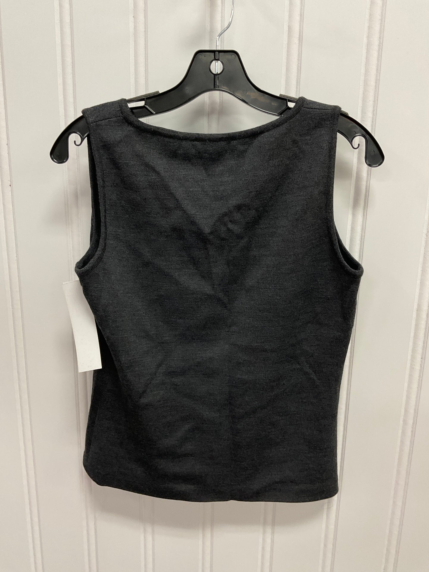 Top Sleeveless Designer By St John Collection In Grey, Size: S