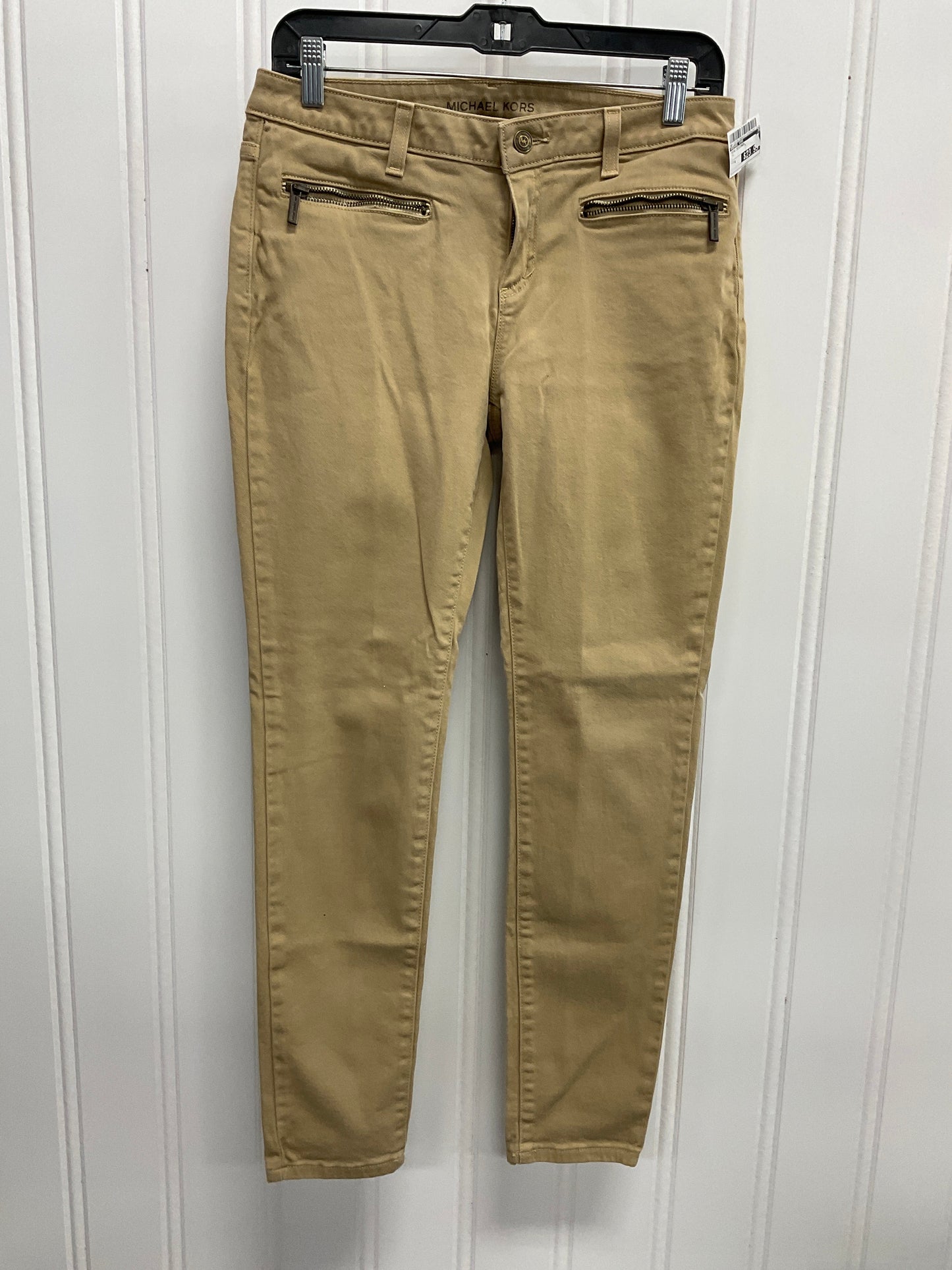 Jeans Designer By Michael Kors In Tan, Size: 4