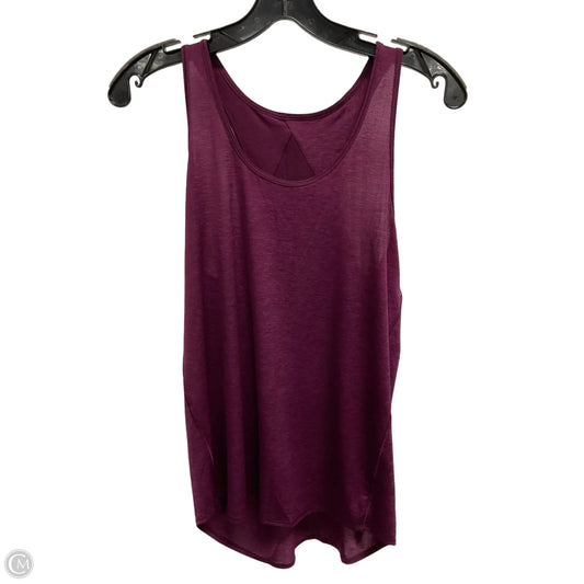 Athletic Tank Top By Lululemon In Purple, Size: S