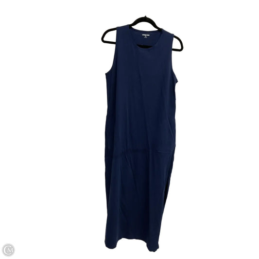 Dress Casual Maxi By Lands End In Navy, Size: Mp