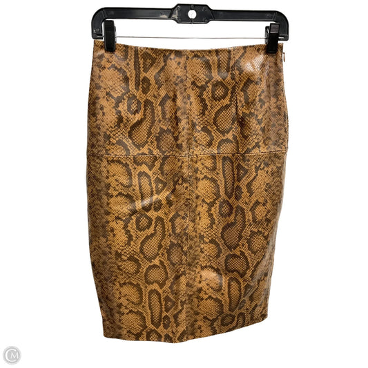 Skirt Midi By Antonio Melani In Snakeskin Print, Size: S