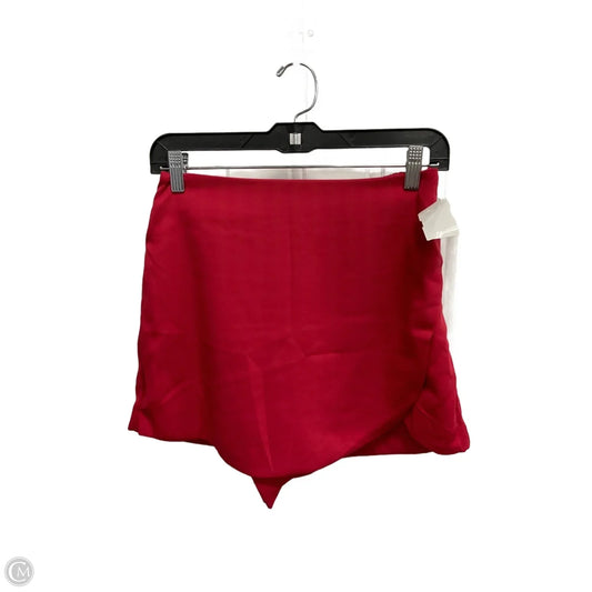 Skort By Japna In Red, Size: M