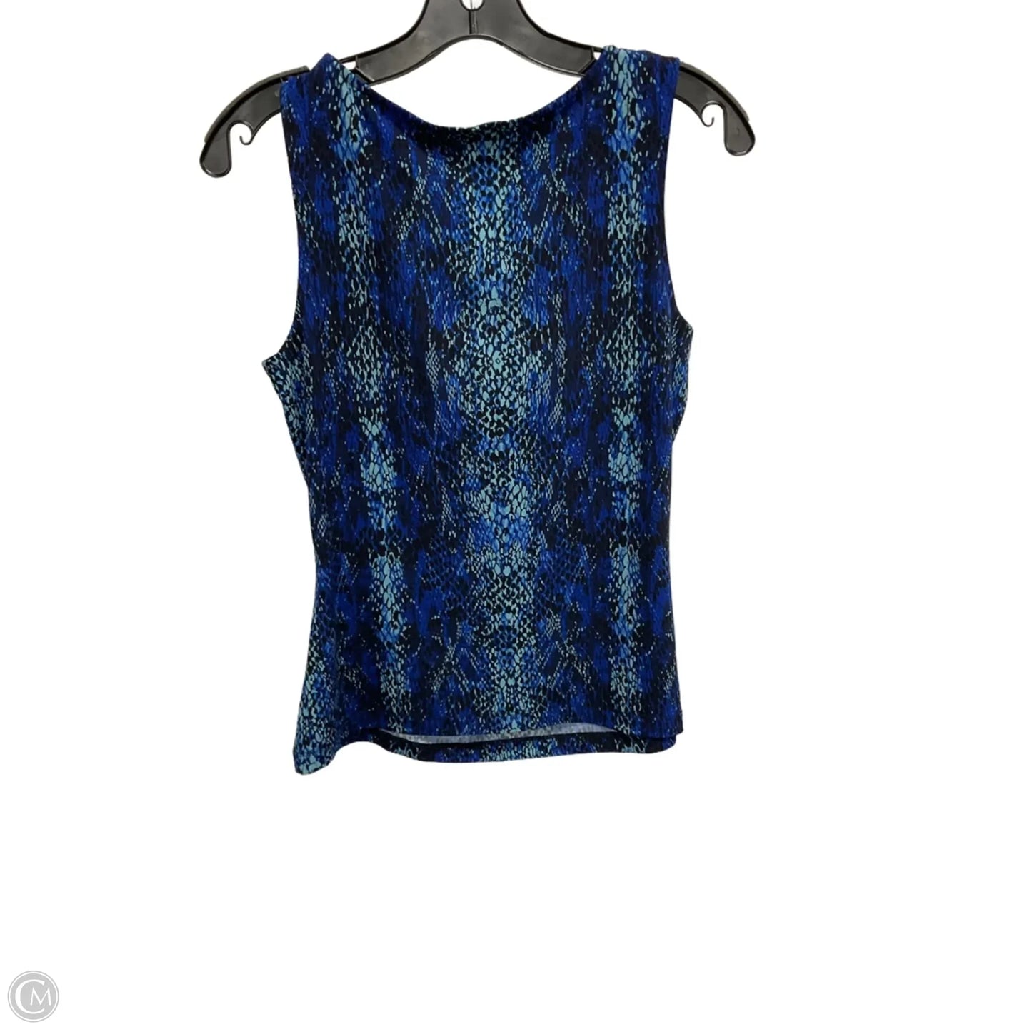 Top Sleeveless By Calvin Klein In Blue, Size: S
