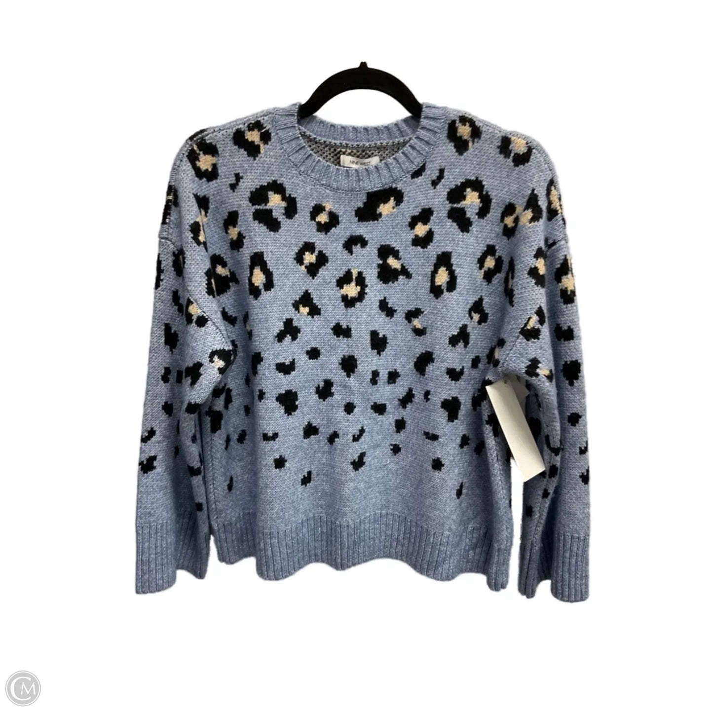 Sweater By Nine West In Animal Print, Size: Lp