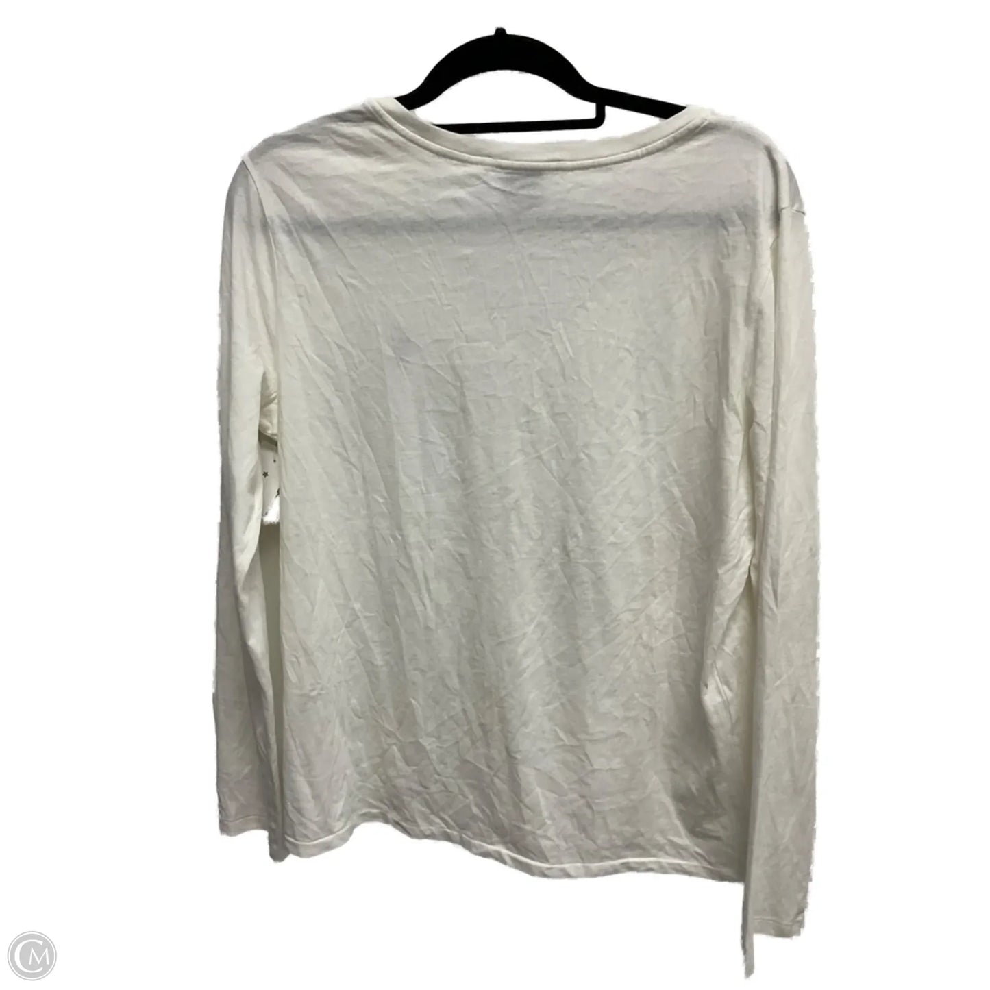 Top Long Sleeve Basic By Ralph Lauren In White, Size: Xl