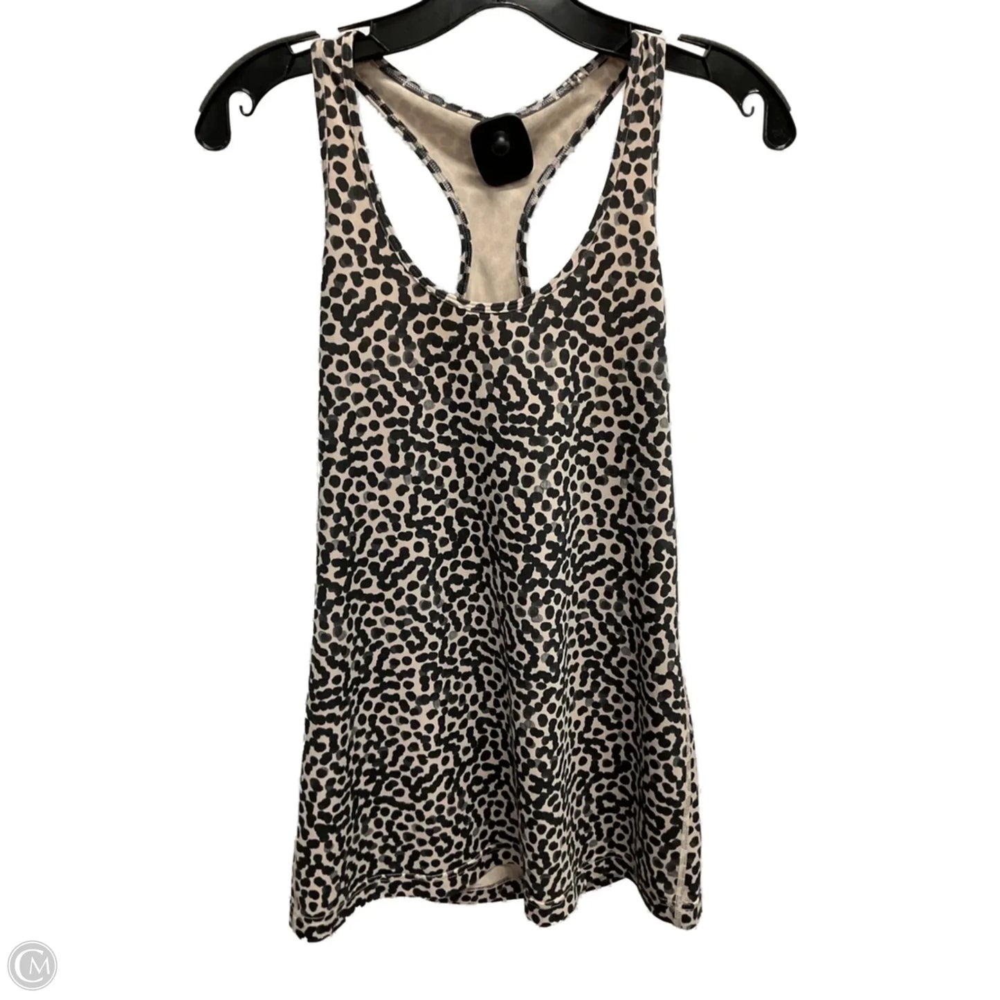 Athletic Tank Top By Lululemon In Polkadot Pattern, Size: M