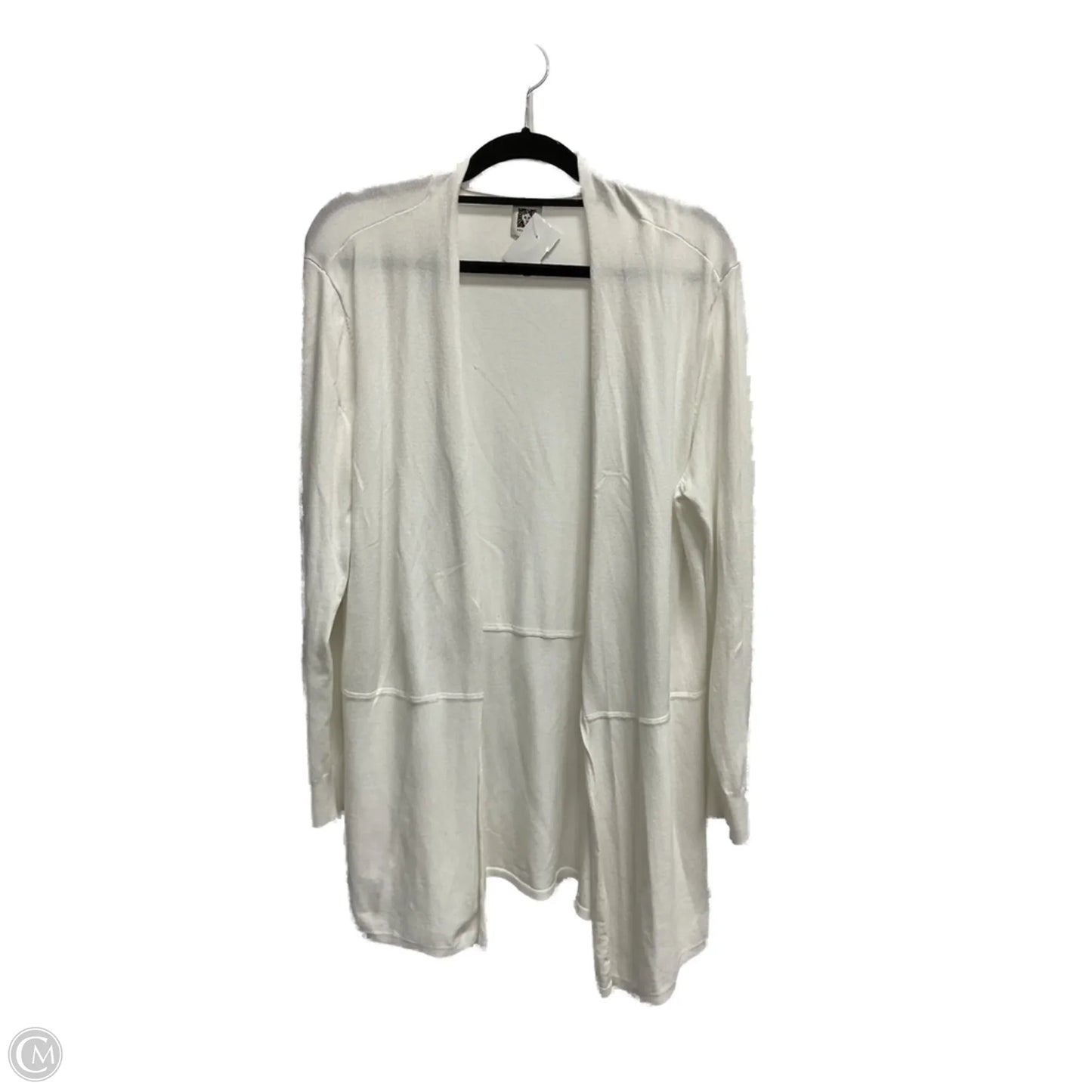 Cardigan By Anne Klein In White, Size: L