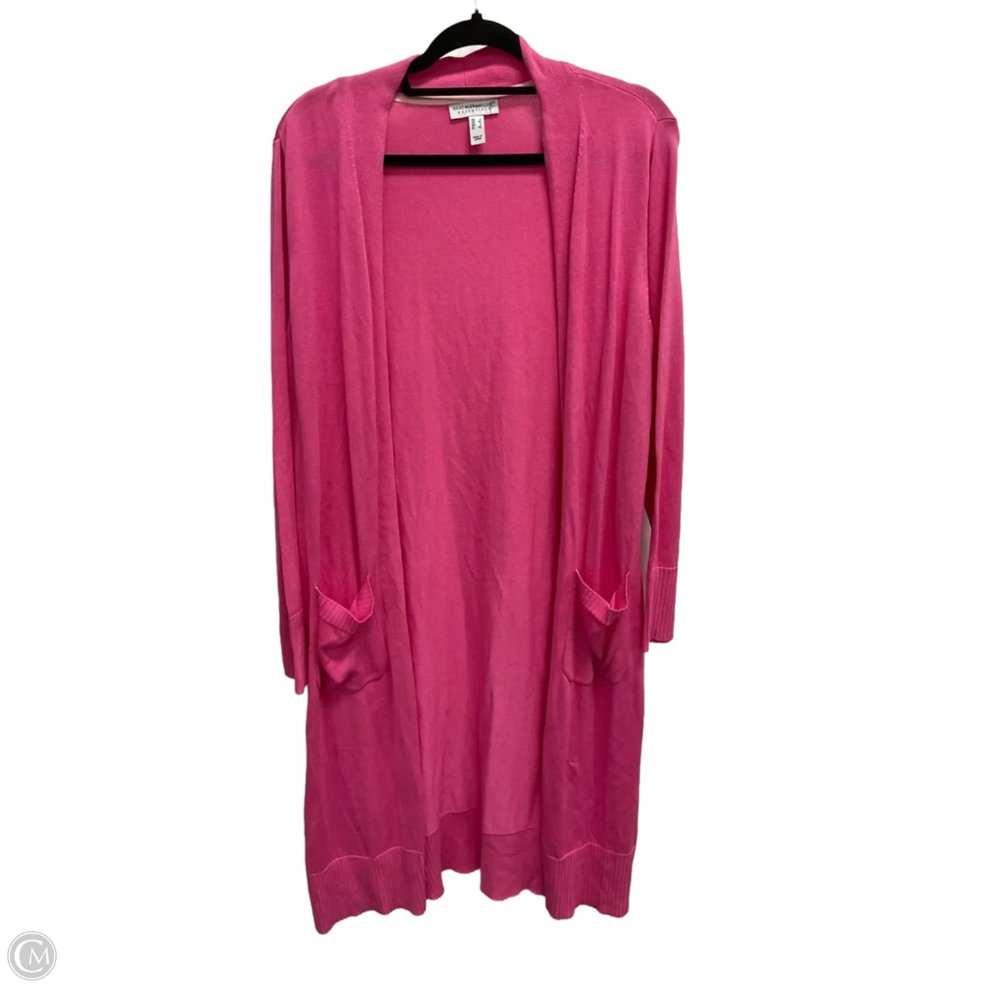 Cardigan By Isaac Mizrahi Live Qvc In Pink, Size: L