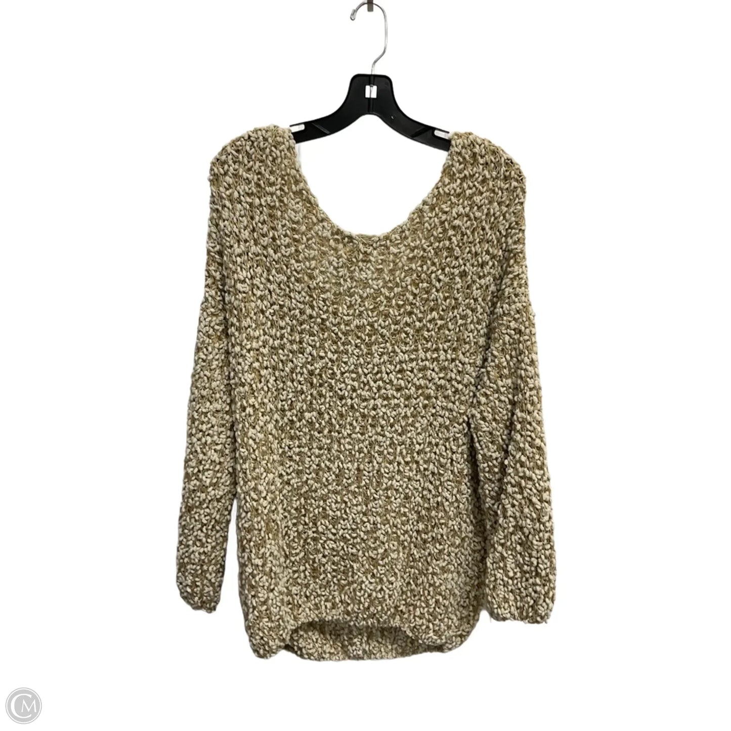 Sweater By Pol In Tan, Size: L