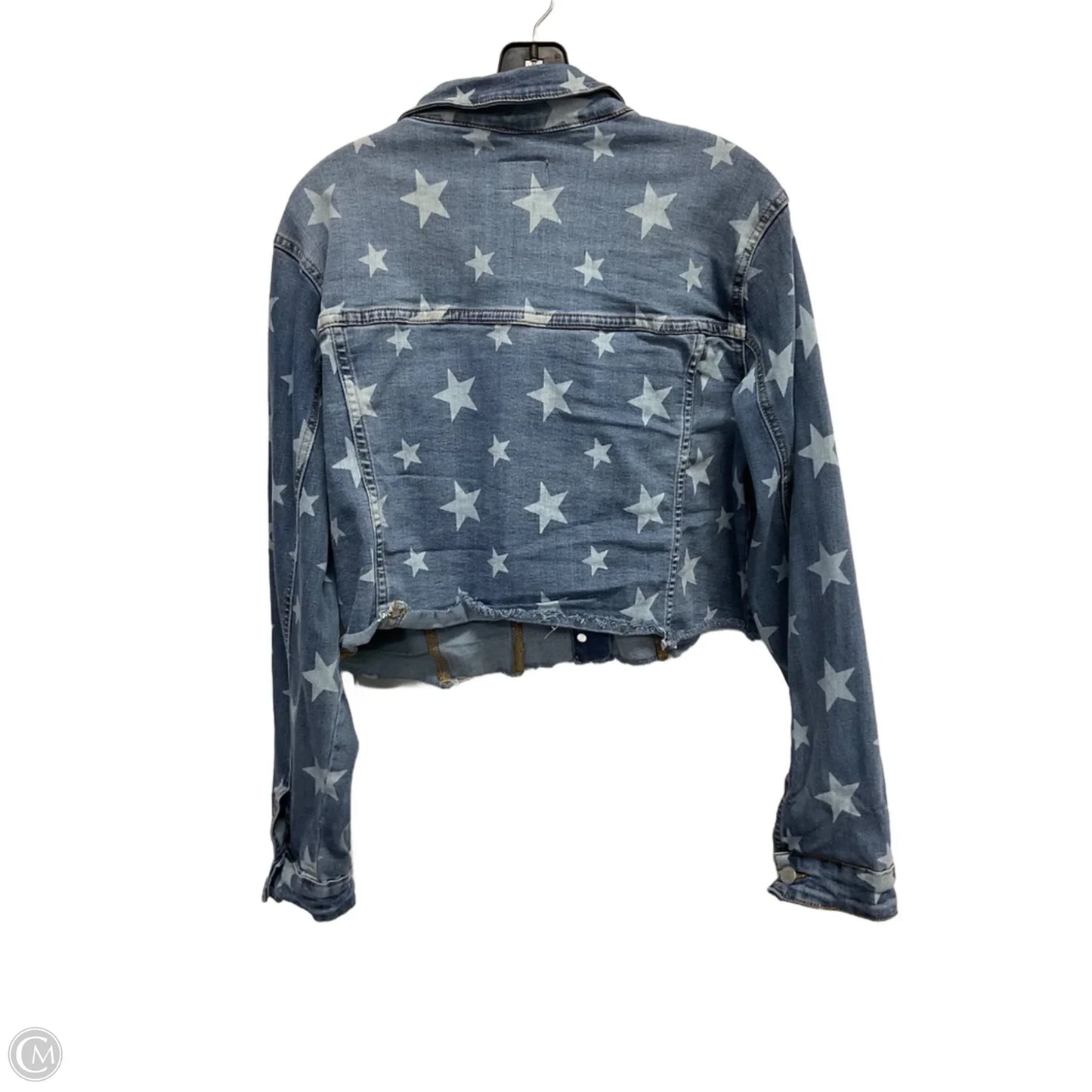 Jacket Denim By Judy Blue In Blue, Size: M